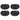 (4) Rockville D4-70 BLACK Dual 4" 70v Commercial/Restaurant Wall Mount Speakers