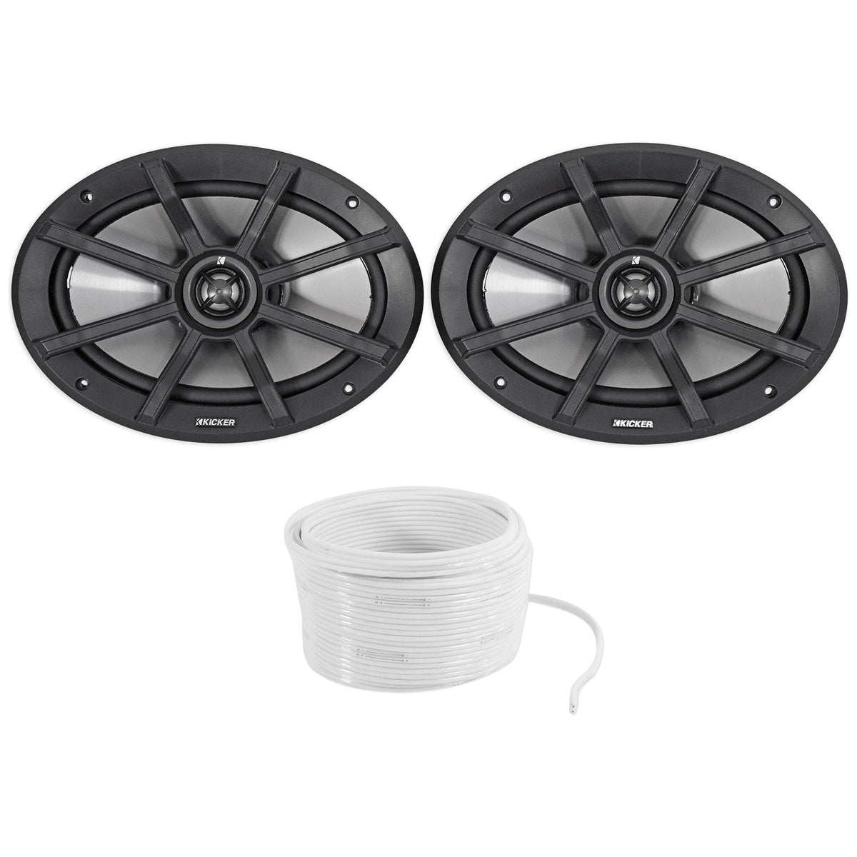 40PS692 6x9-Inch ATV/UTV/RZR/Polaris/Motorcycle Speakers with Waterproof Wire