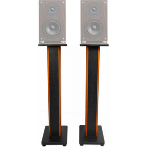 (2) 36" Bookshelf Speaker Stands For Fluance SX6W Bookshelf Speakers