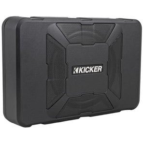 Kicker 8" Inch 150W Powered Subwoofer Compact Sub+Wires For 87-06 Jeep Wrangler