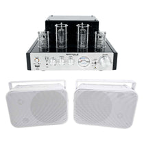 BluTube Tube Amplifier/Home Theater Bluetooth Receiver + 6.5" Speakers
