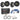Kicker 46CSC 6.5" Speaker Replacement kit+4-Ch Amp For 2001-2005 Honda Civic