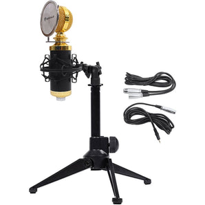 Rockville RCM02 PC Gaming Twitch Microphone Streaming Recording Game Mic+Tripod