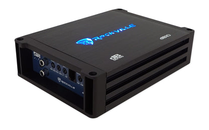 KICKER 48CDF124 Comp12 12" 300w Down Firing Car Subwoofer+Mono Amplifier+Amp Kit