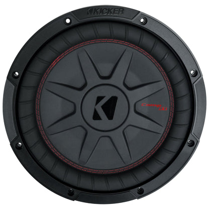 2) 48CWRT104 10" 1600W Slim Shallow Car Subwoofers+Mono Amplifier+Amp Kit