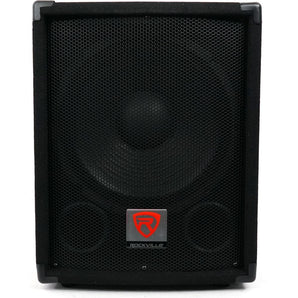 (2) New Rockville SBG1128 12" 1200 Watt Passive Pro DJ Subwoofers Subs
