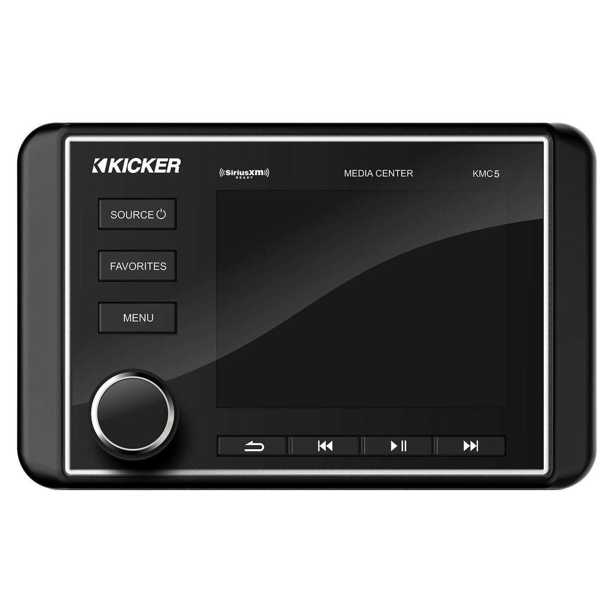 KMC5 Marine Digital Media Receiver w/Bluetooth+(4) 8" White LED Speakers