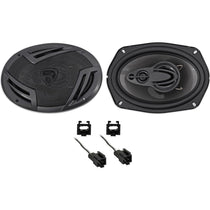 Rockville 6x9" Front Factory Speaker Replacement Kit For 2001-06 Dodge Stratus