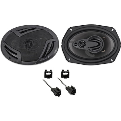 Rockville 6x9" Rear Factory Speaker Replacement Kit For 1995-2000 Dodge Stratus