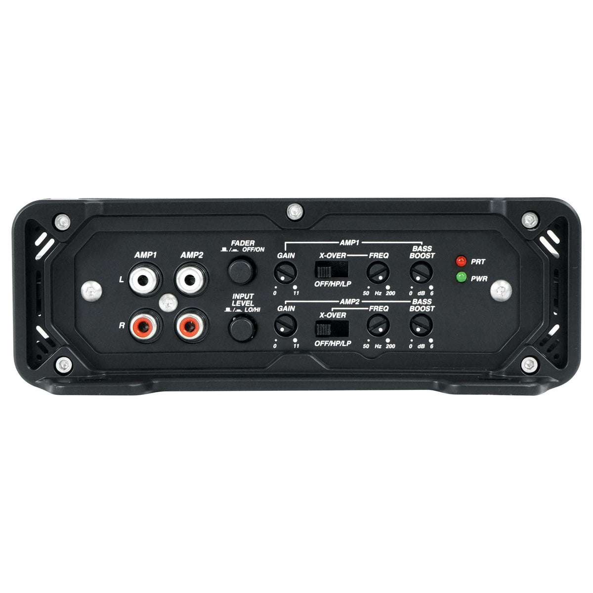 KICKER 48KMA6004 600 Watt 4-Channel Marine Boat Amplifier+Amp Kit KMA600.4