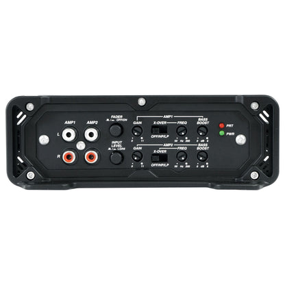 KICKER 48KMA6004 600 Watt 4-Channel Marine Boat Amplifier+Amp Kit KMA600.4