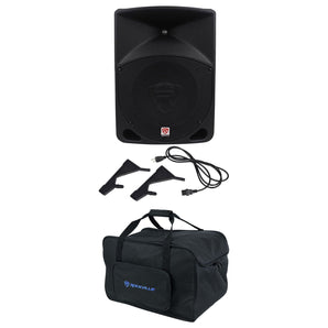 Rockville RPG10 10" Powered Active 600w DJ PA Speakers+Carry Bag