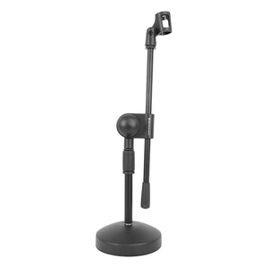 Rockville Kick Drum Microphone Mic Stand w/Boom+Smartphone/Tablet/iPad Mount