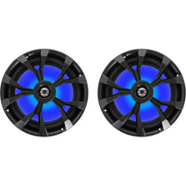 RKL80MB LED 2-Pack + Black Dual 7.7" Cans Bundle