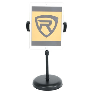 Rockville Smartphone Tablet Weighted Stand For Zoom Live Stream Conference