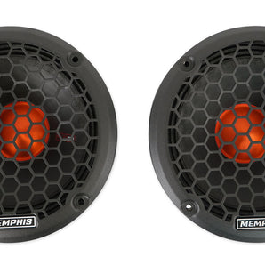 Memphis Audio MJP6C MOJO 6.5" Car Competition Component Speakers+7-Band EQ+Mic