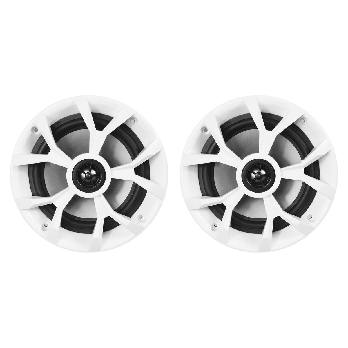 (8) RKL65MBW 6.5" 700W Marine Wakeboard LED Speakers+(2) Color Grilles