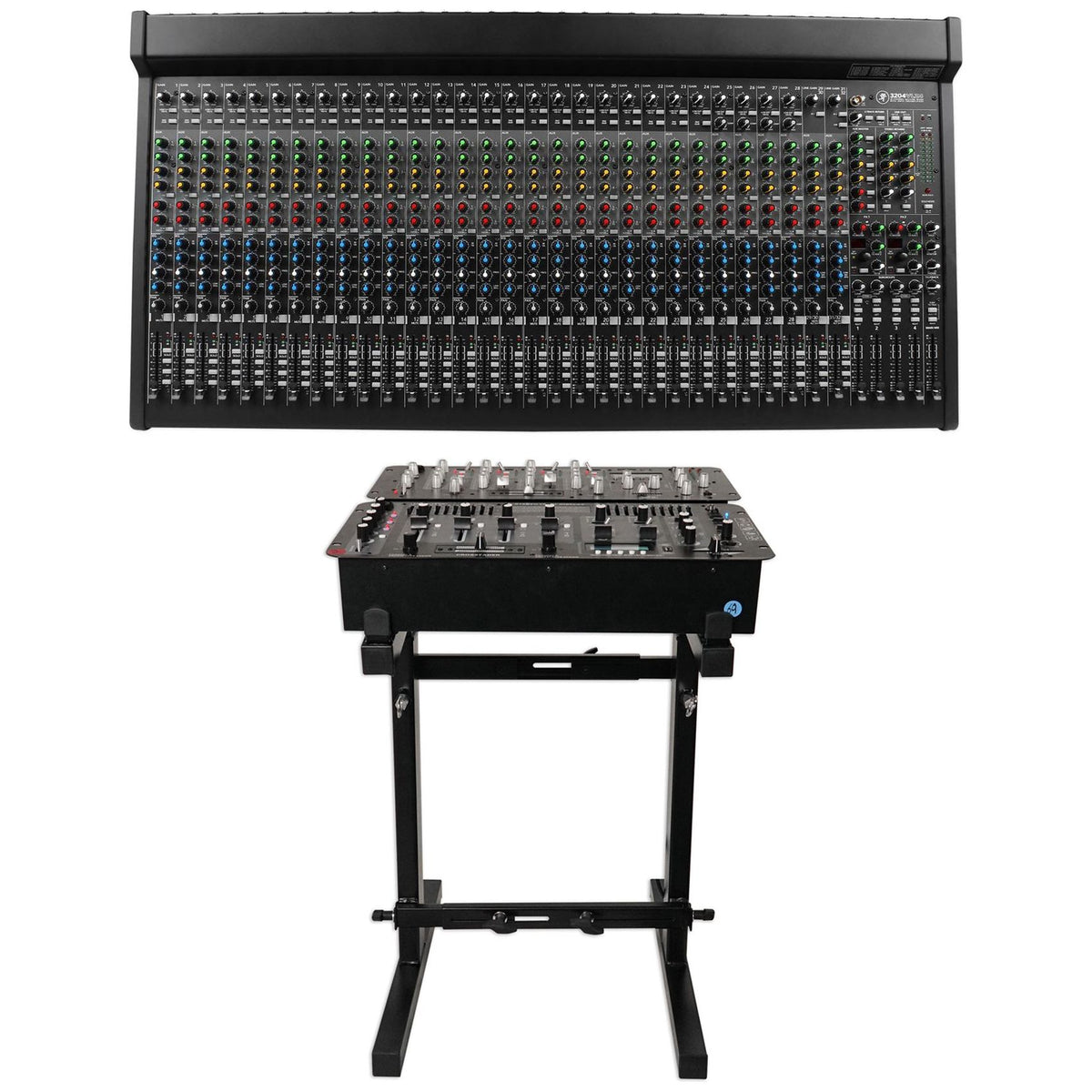 3204VLZ4 32-Channel FX Mixer & Portable Mixer Stand