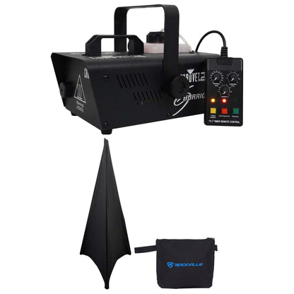 H1200 Hurricane 1200 Fog Machine W/Remote Timer-18,000 CFM+Free Scrim