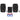 (2) Rockville BPA8 300 Watt 8" Powered Speakers+Mackie 5-Channel Mixer+Cables