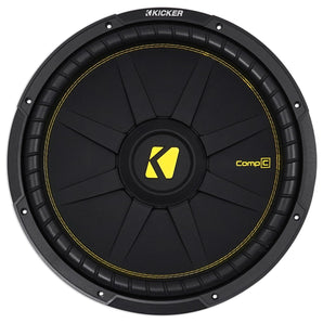 KICKER 44CWCD154 CompC 15" 1200 Watt Dual 4-Ohm Car Audio Subwoofer Sub+RockShip