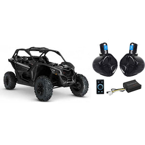 Memphis Audio Bluetooth Controller+Tower Speakers+Amplifier For Can-Am Maverick