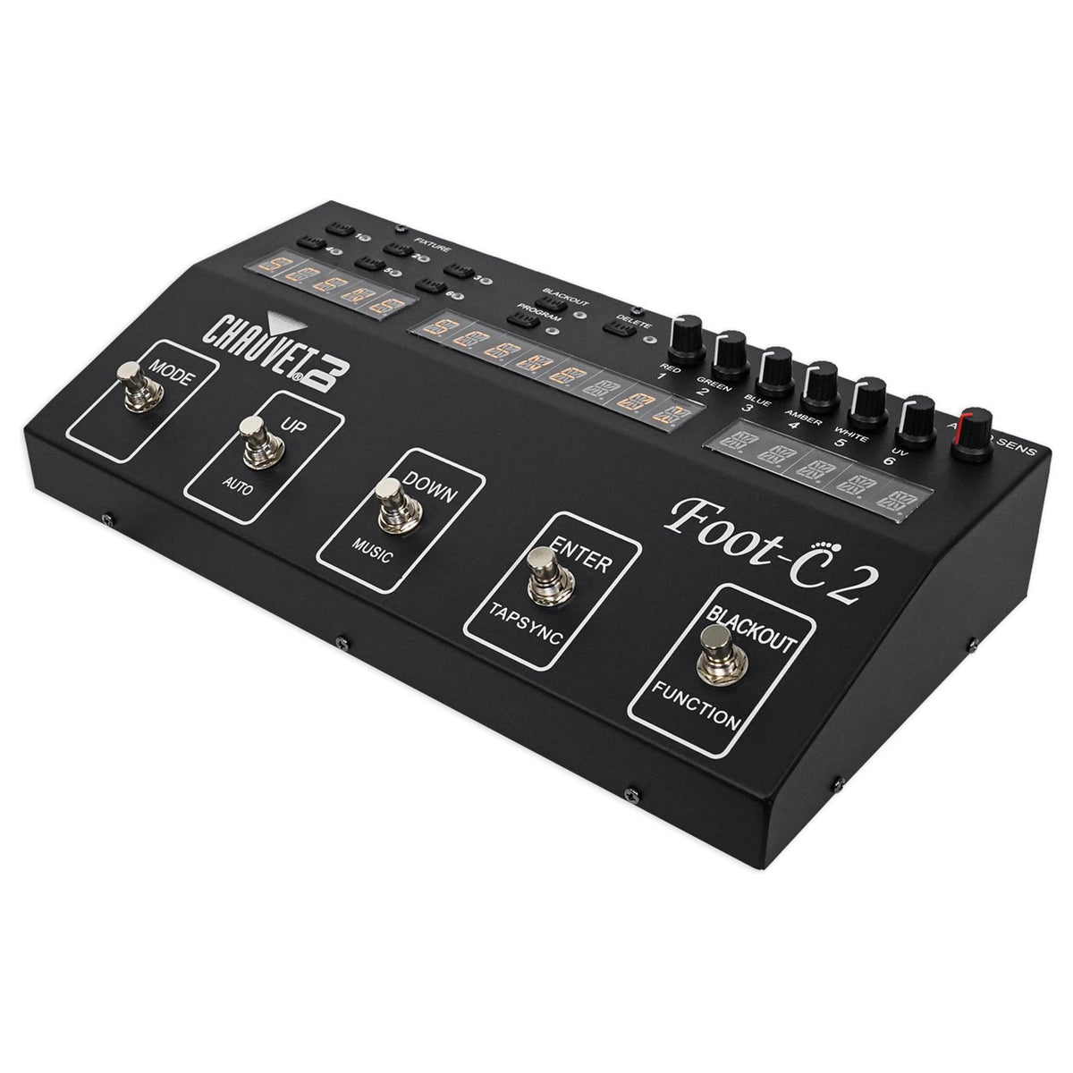 Chauvet DJ Foot C-2 36-Channel DMX Foot Controller w/MIDI Input+LCD Display