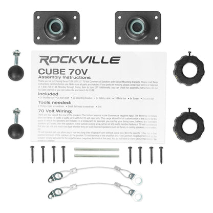 Cube 70v Black 4-Pair