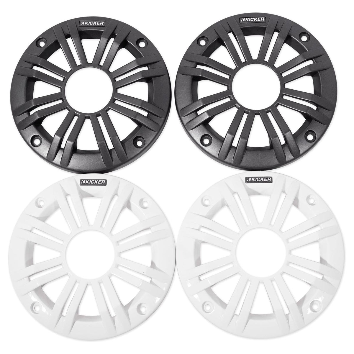 45KM44 4" Speakers + KMMTES Mini Wakeboard Tower Enclosures