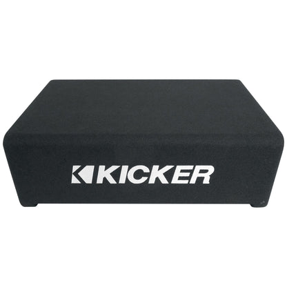 KICKER 48CDF124 Comp12 12" 300w Down Firing Car Subwoofer+Mono Amplifier+Amp Kit