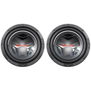 (2) JVC CS-GD1210 12" 2800w Dual 4 Ohm Voice Coil Car Subwoofers Subs (800w RMS)