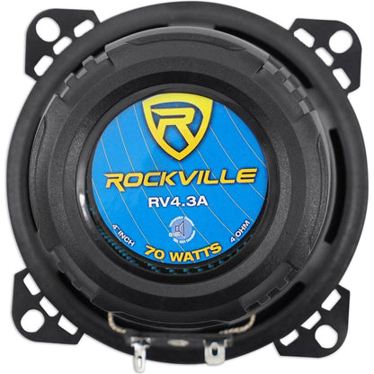4" Rockville Door Speaker Replacement Kit For 1984-1991 Cadillac Seville