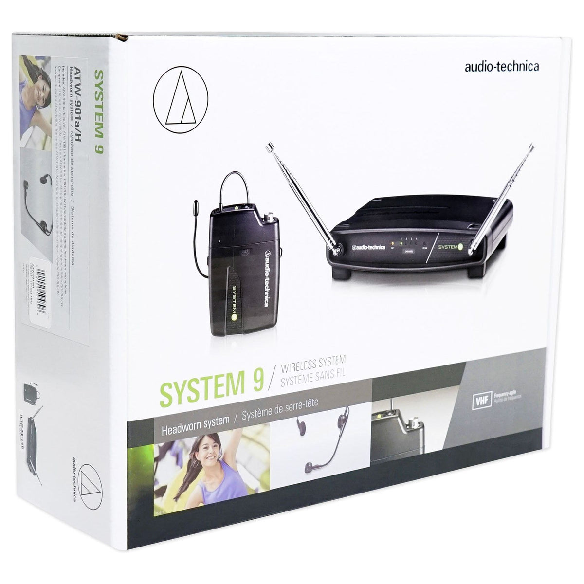 ATW-901a/H Wireless Headset Microphone Mic + Bluetooth Speaker