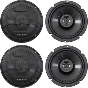 (4) Hifonics ZS65CXS 6.5" 1200 Watt Shallow Mount Car Stereo Speakers