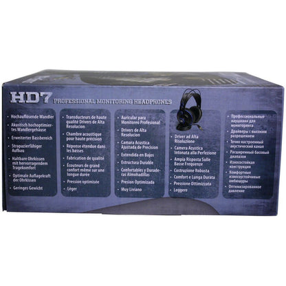 Presonus HD7 Professional Studio Monitoring Headphones Semi-Closed Back
