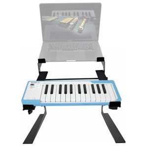 Arturia MicroLab Blue Music Production MIDI 25-Key Keyboard Controller + Stand