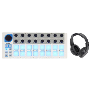 Arturia BeatStep 16-Step Analog Sequencer Midi USB DJ Pad Controller+Headphones