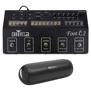 Chauvet DJ Foot C-2 36-Channel DMX Foot Controller, MIDI Input w/Display+Speaker