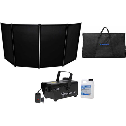 RFAAB DJ Event Facade Booth + R700 Fog Machine + RFJG Gallon Fog Fluid