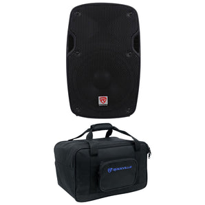 Rockville SPG88 8" 400w DJ PA Speaker ABS Lightweight Cabinet 8-Ohm+Carry Bag