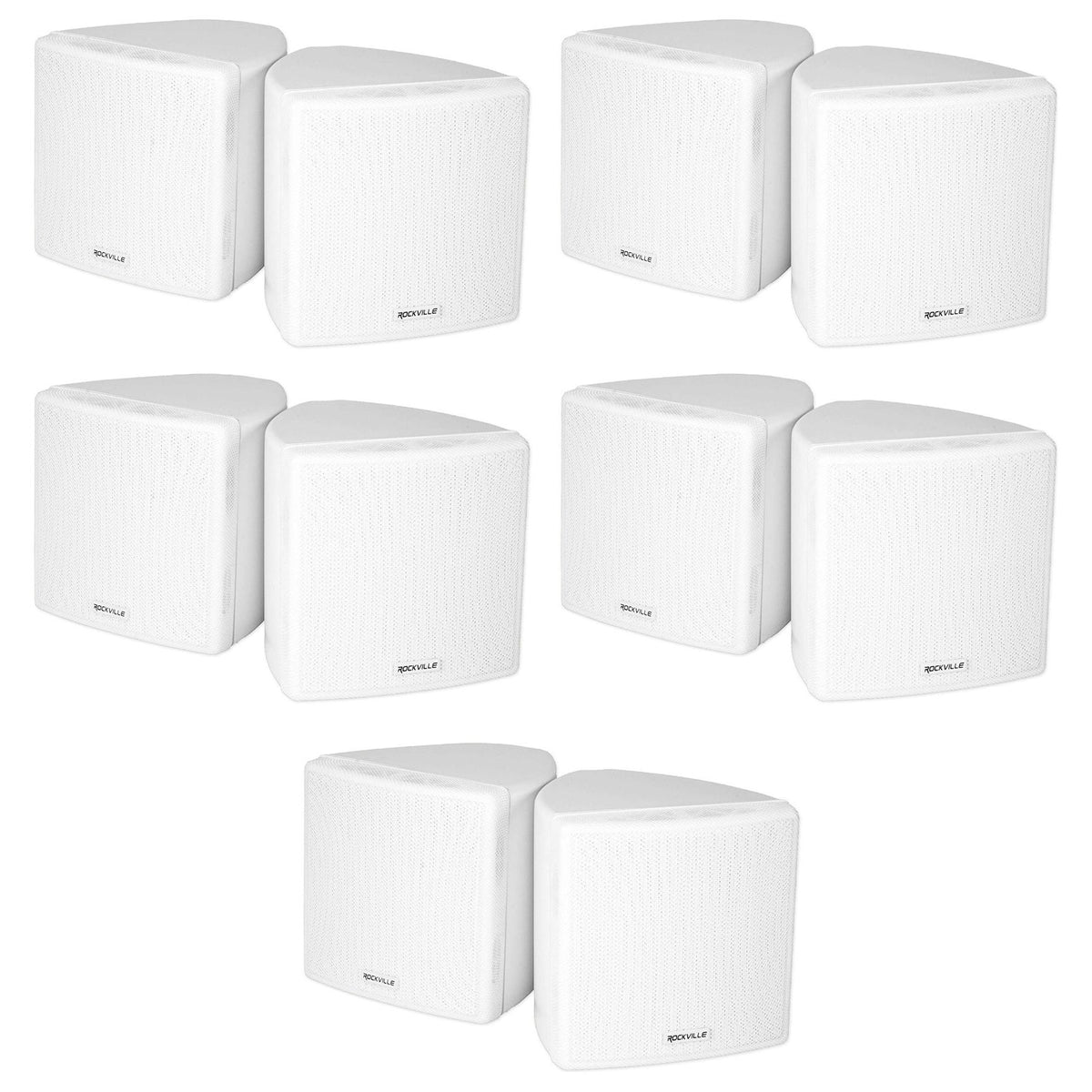 Cube 70v White 5-Pair