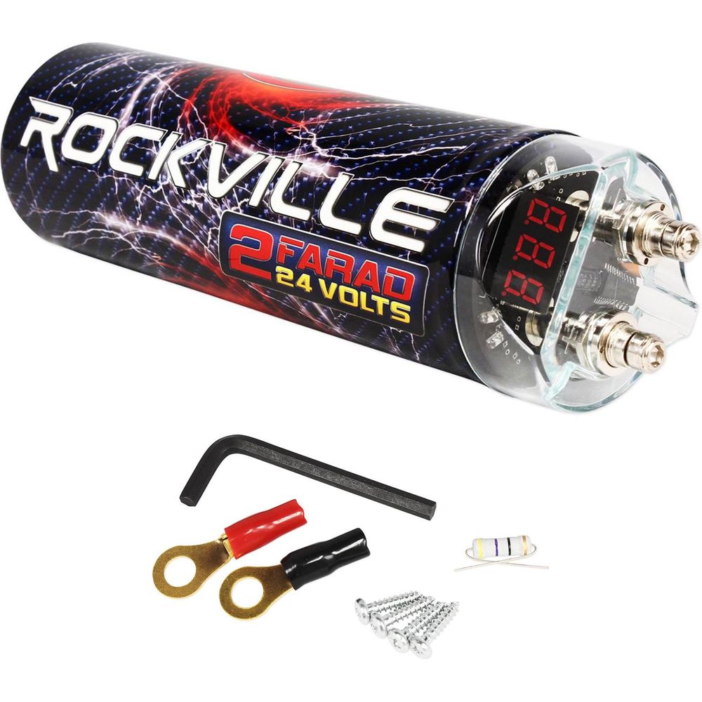 MTX Terminator Dual 12 Subwoofer System + Rockville RWK81 & RXC2D Bundle