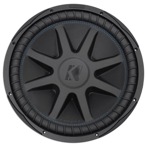 Kicker 44CVX152 CVX 15" 2000w Car Subwoofer+Sealed Sub Box+Mono Amplifier+Wires