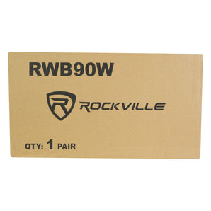 Rockville RGHR-ZA 4 Zone Marine Bluetooth Stereo+(4) White 8" Wakeboard Speakers