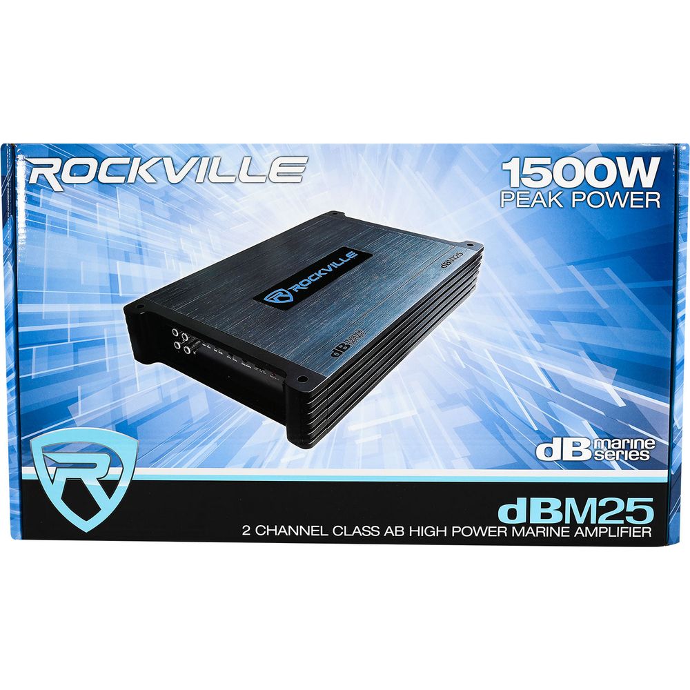 DBM25 + RMWK4 Marine Amp Wiring Kit Bundle