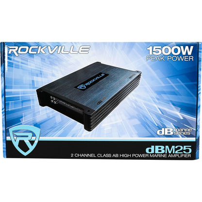 DBM25 + RMWK4 Marine Amp Wiring Kit Bundle