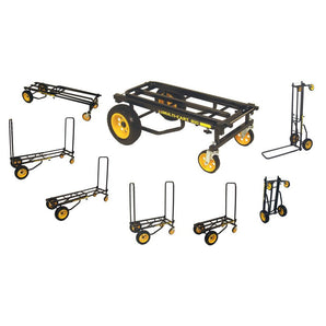 RocknRoller R10RT 500lb Capacity Equipment Transport Cart+DJ Dual Workstation