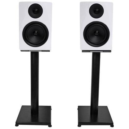 APM6W 6.5" 350 Watt USB Studio Monitor Speakers+Black 21" Stands