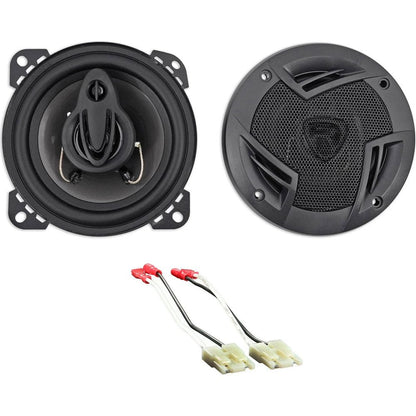 4" Rockville Door Speaker Replacement Kit For 1984-1991 Cadillac Seville