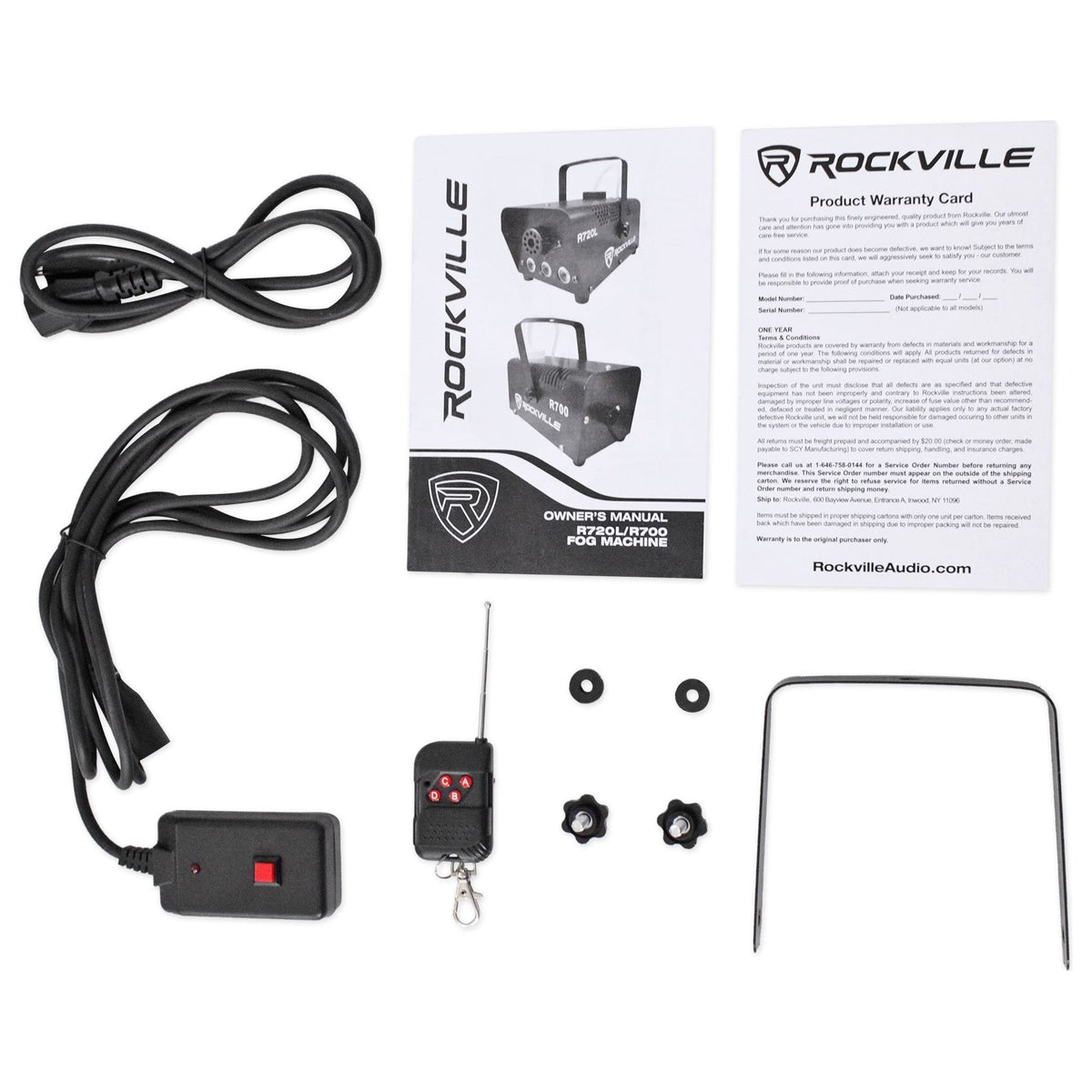 (4) R720L Fog Machines + (8) Mini Strobe LED Lights